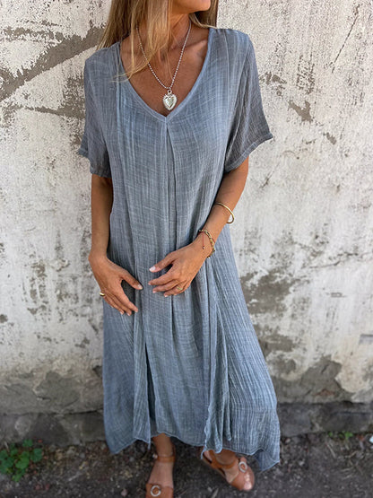 TAMI - Cotton and Linen Dress