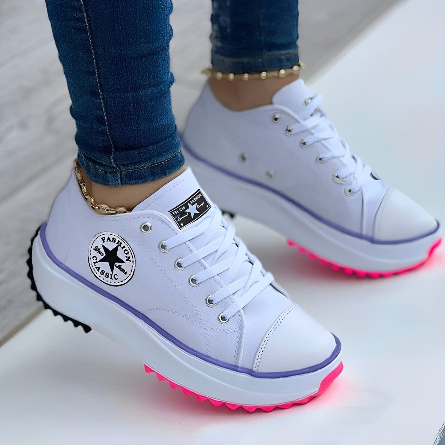 Alesha - Lace Up trainers