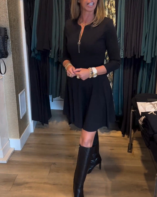 Sharyn - Elegant Zip Dress