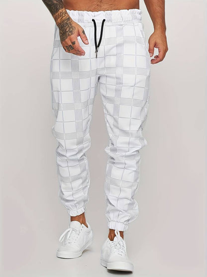 Benj - Checked jogger trousers