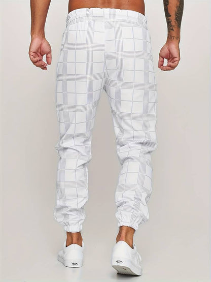 Benj - Checked jogger trousers