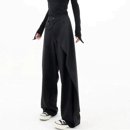 Abby - Asymmetric baggy trousers