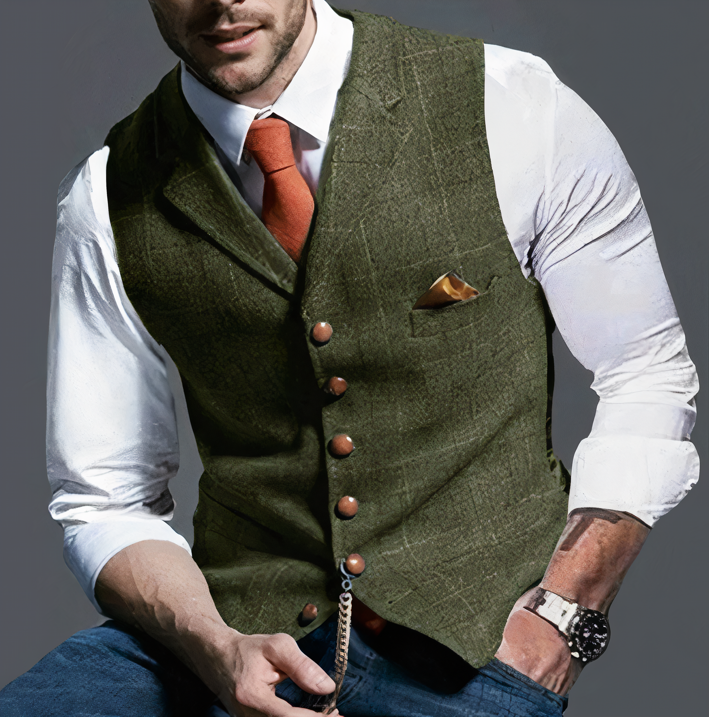 Alexander - Plaid Vest for Men