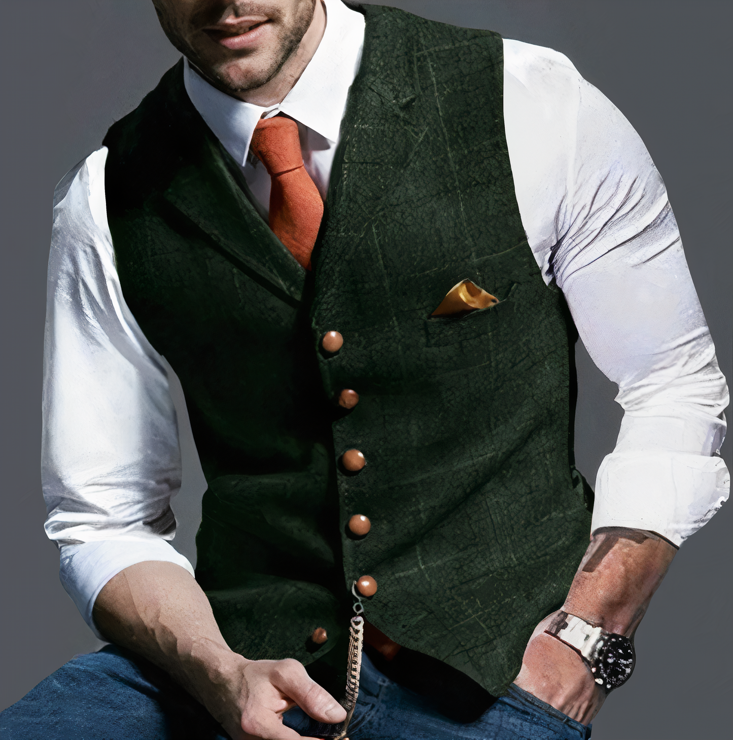 Alexander - Plaid Vest for Men