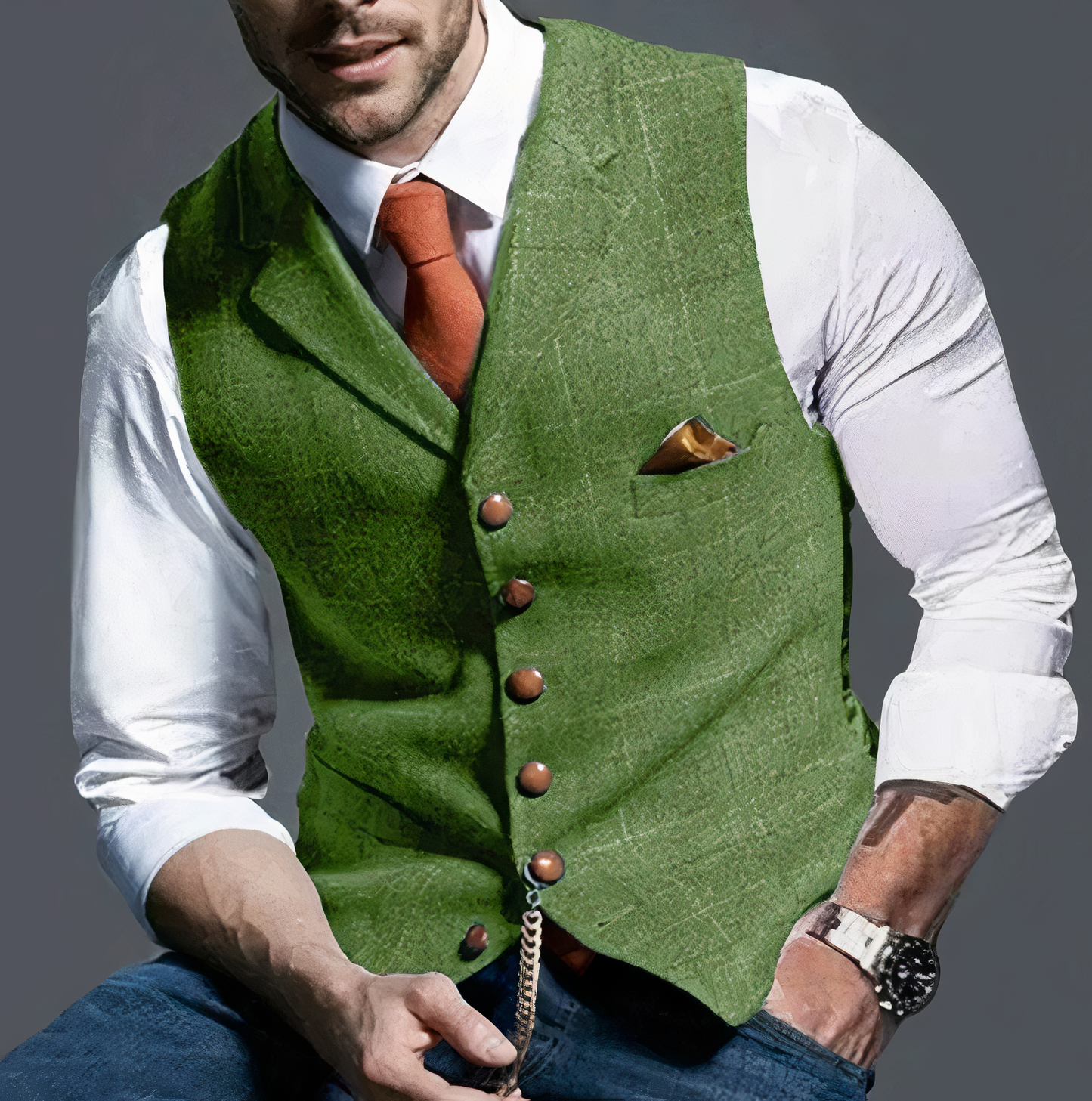 Alexander - Plaid Vest for Men