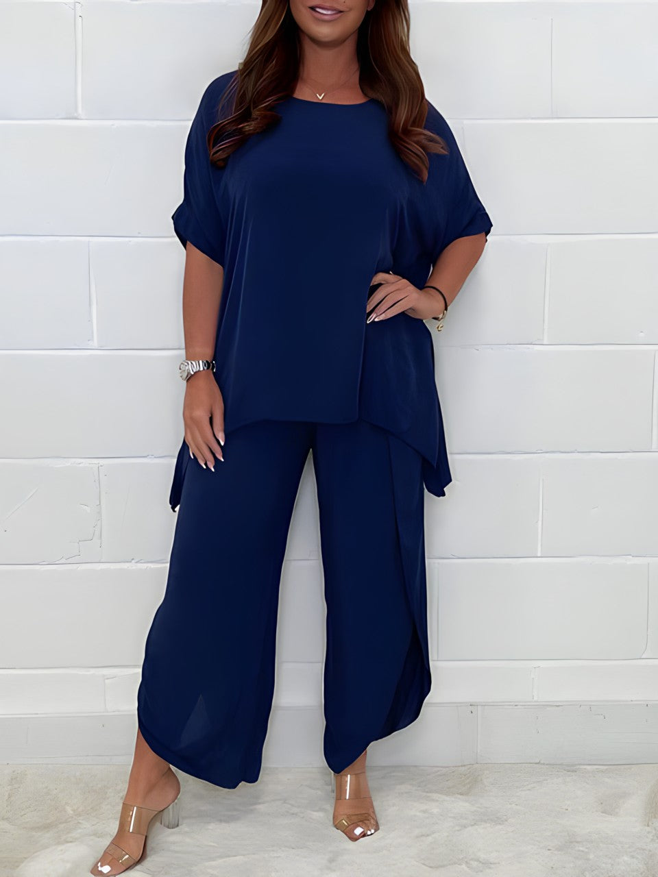 Carine - Relaxed set of Top and Trousers