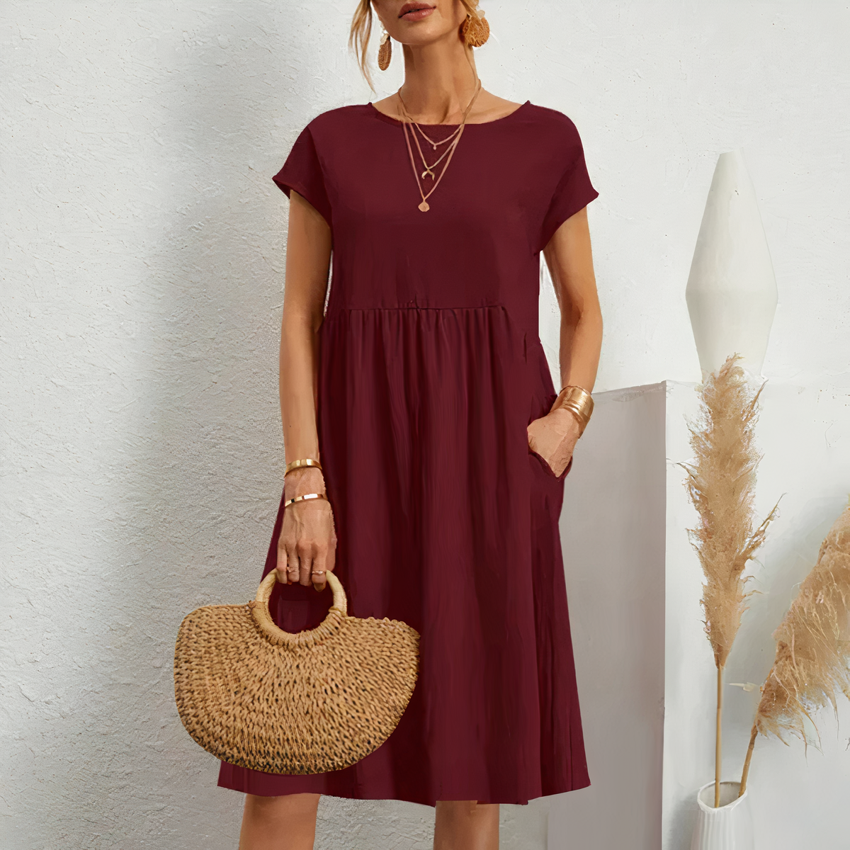 Iren - Casual Knee-length Dress