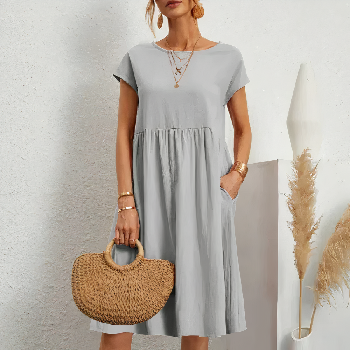 Iren - Casual Knee-length Dress