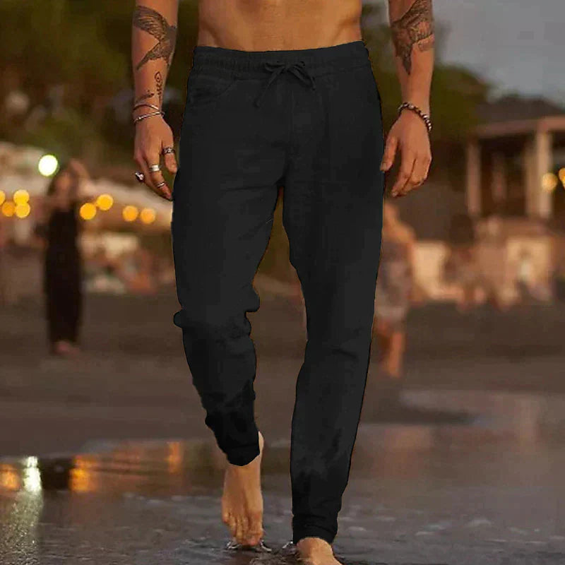 Jaxx - Casual Linen Pants for Men