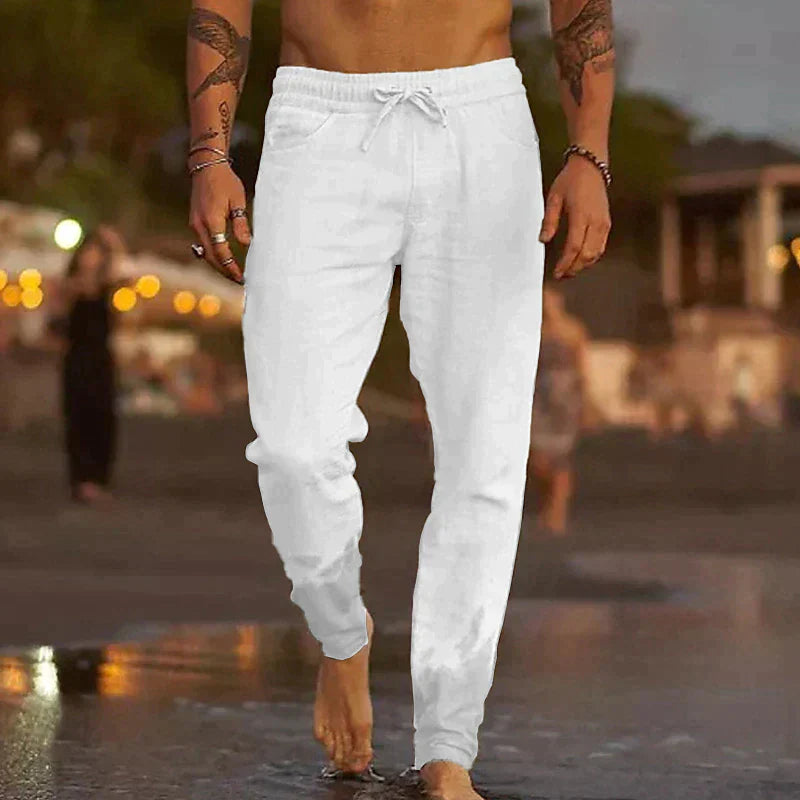 Jaxx - Casual Linen Pants for Men