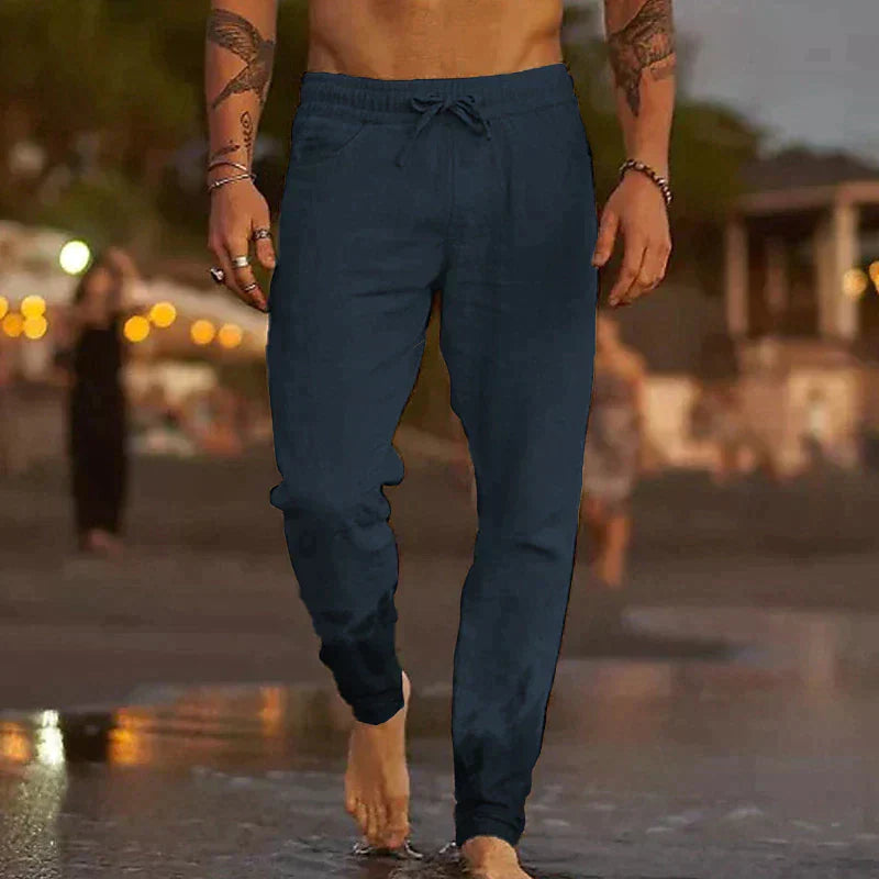 Jaxx - Casual Linen Pants for Men