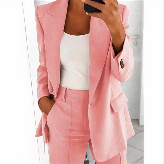 Gretchen - Blazer-Set Mit Jacke Und Hose Rosa / S