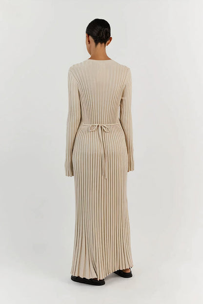 Nori - Ribbed Knit Dress