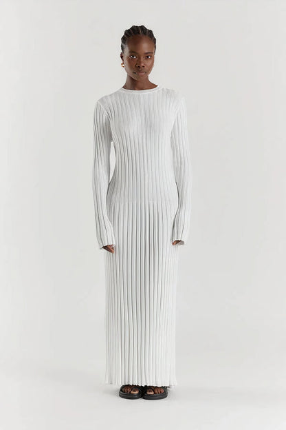 Nori - Ribbed Knit Dress