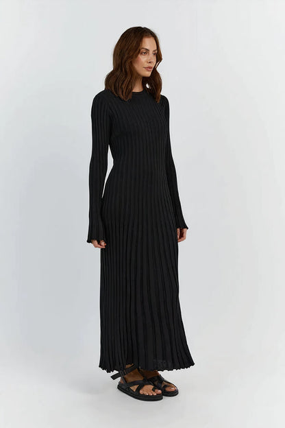 Nori - Ribbed Knit Dress