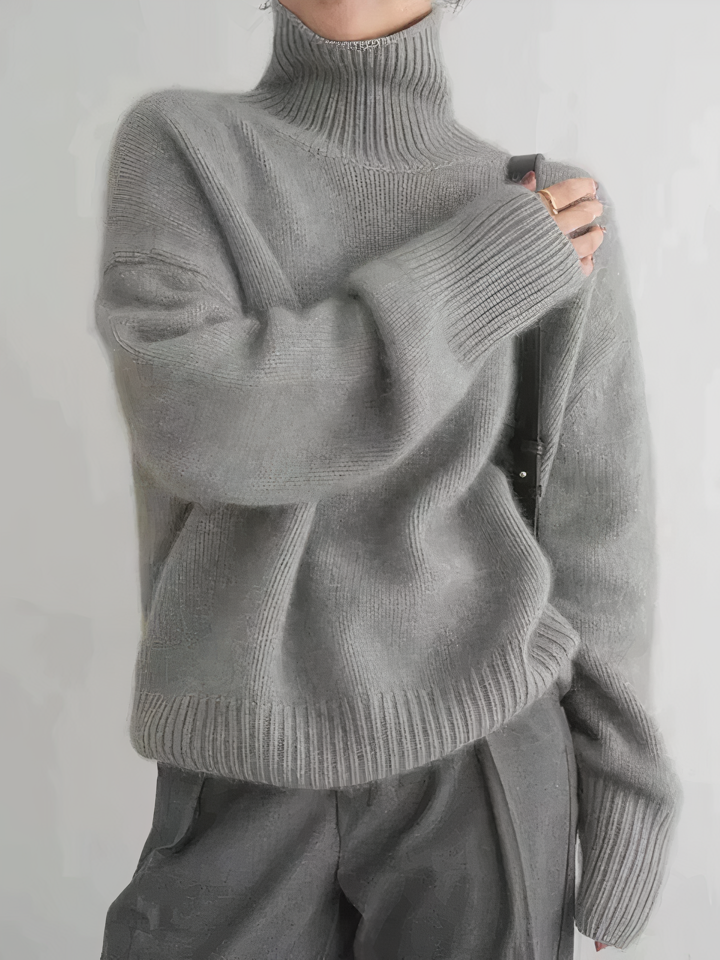 Sonja - Cashmere Turtleneck Sweater